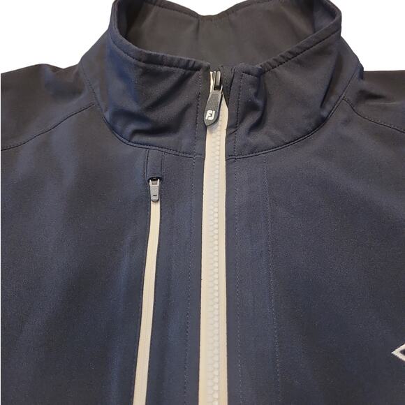 FootJoy DryJoys Tour XP Golf Pullover M Black 1/2 Zip Waterproof – Flaw - Picture 6 of 13